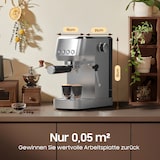 thumbnail of Espressomaschine 20 Bar mit italienischer Pumpe – Edelstahl, Tastensteuerung, Milchaufschäumer, 1,3 L Wassertank, Barista-Espresso für Zuhause