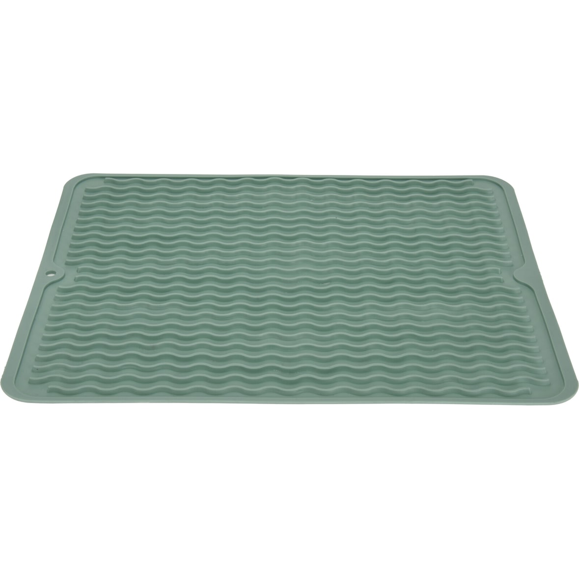 Abtropfmatte Geschirrtrocknung Geschirrmatte Gummimatte 40x30cm Grün