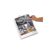 thumbnail of Pochettes A4 perforees a soufflet grande capacite x10