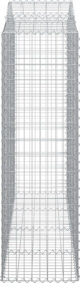 thumbnail of vidaXL Gabionen mit Hochbogen 50Stk. 200x50x160/180cm Verzinktes Eisen