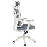 thumbnail of Sedia da ufficio / Sedia girevole ERGOMY I W Seduta in tessuto / Schienale in rete blu mybuero