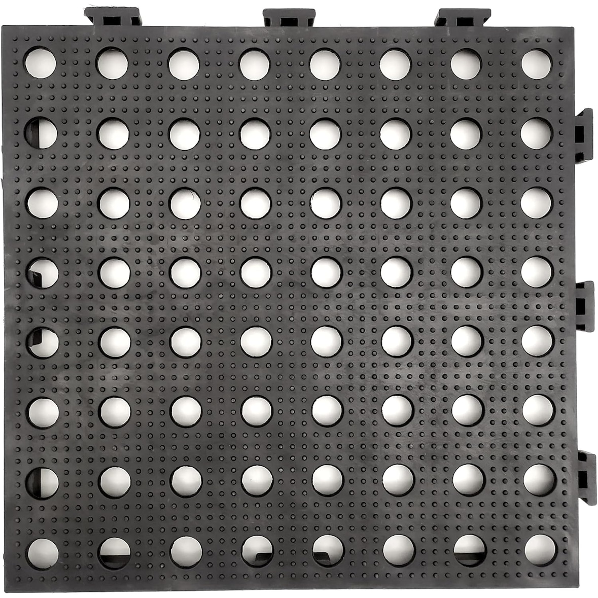 Loseta Antideslizante MAXI Drenante 33 x 33 x 2cm (Negro) Extra-reforzadas: garajes, coches, motos, hostelería, industria