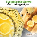 thumbnail of Getränkespender 8 L mit Zapfhahn + Ständer aus Glas Wasserspender Saftspender