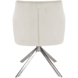 thumbnail of Esszimmerstuhl Swing Samtbezug creme/edelstahl