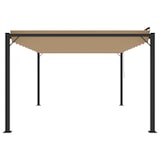 thumbnail of vidaXL Pergola mit Lamellendach 3x4 m Taupe Stoff und Aluminium