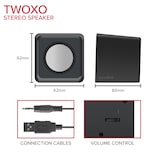 thumbnail of Speedlink twoxo haut-parleurs usb, noir