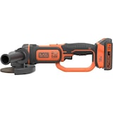thumbnail of Black and Decker Mini-Amoladora BCG720N-XJ 18V 125mm, velocidad 8.600 rpm, M14, arranque suave. Sin batería/cargador