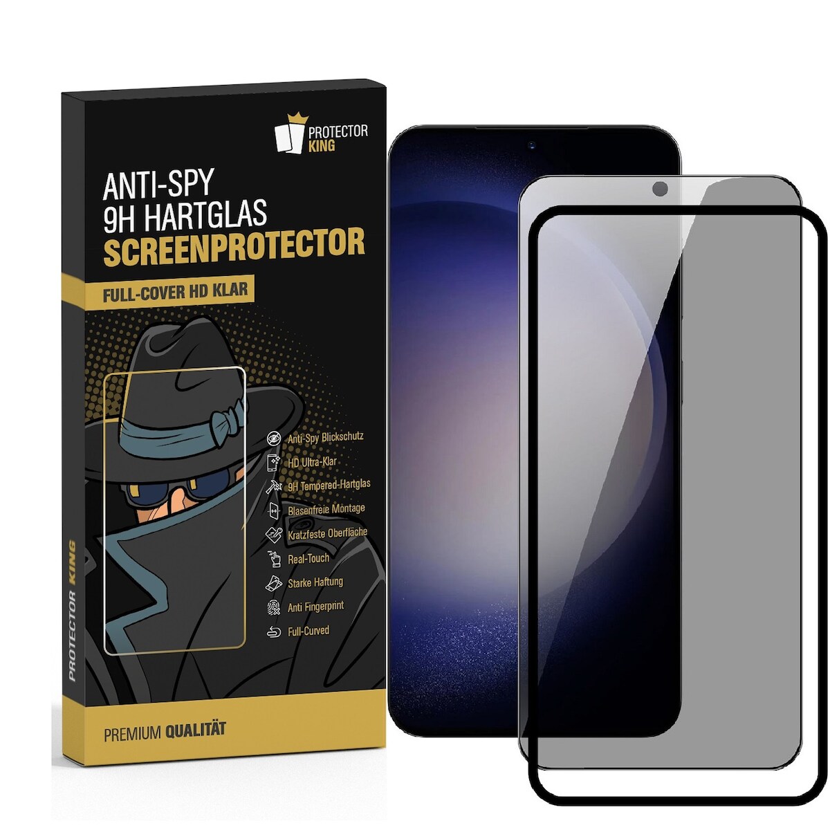 3x Blickschutz 9H Panzerglas für Samsung Galaxy S26 Full-Screen Protector Anti-Spy Anti-Reflex matt entspiegelt Schutzglas Displayschutz