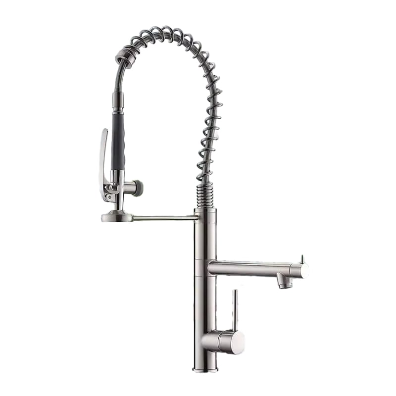 Torneira de Chuveiro de Níquel Escovado com misturador de água quente e fria