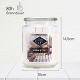 thumbnail of Warm & Cozy Duftkerze Candle Brothers, Kerze im Glas, 2 Dochte, 510g, 100h Brenndauer, Raumduftkerze