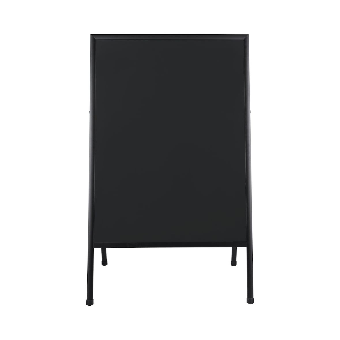 BI-OFFICE Chevalet ardoise Noir double face, cadre en bois - Format L60 x H90 cm