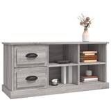 thumbnail of Mueble de TV madera contrachapada gris Sonoma 102x35,5x47,5 cm