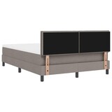 thumbnail of vidaXL Boxspringbett mit Kopfteil Taupe 140 x 200 cm Stoff