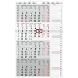 thumbnail of 4-Monatskalender Kombi 30x49cm 2026.