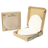 thumbnail of 25x Holzteller Einwegteller aus Pappelholz rund O26cm FSCR nachhaltig