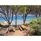thumbnail of Set birreria tavolo con due panche 210x60xh78cm giardino pic nic sagre