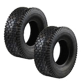 thumbnail of 2x Reifenmantel Reifen Rasentraktor Reifendecke 13x5.00-6 4pr Aufsitzmäher O1