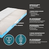 thumbnail of Komfortschaummatratze BeCo 2 Dreams, 2 in 1 Wendematratze softer Gelschaum 21 cm Höhe - Größe: 80 x 200 cm, Härtegrad: H3 & H4 (80 kg - 140 kg)