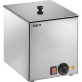 thumbnail of Calentador de salchichas Saro HD 100 con tapa y rejilla de acero inoxidable