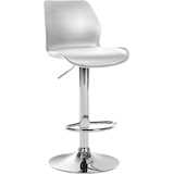 thumbnail of Banco de bar Gilbert branco/plástico