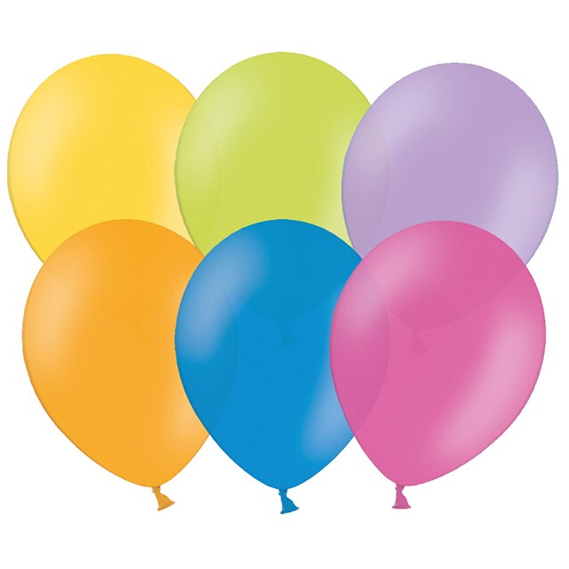 10 bunte Luftballons