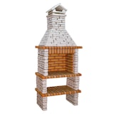 thumbnail of BBQ ROCK - Barbacoa simple, construido con ladrillo y cemento refractario - 91x57x245cm