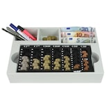 thumbnail of HMF 3210-02 Euro-Münzzählbrett, 3 Geldscheinfächer, 35 x 23,5 x 7 cm, Schwarz