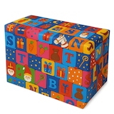 thumbnail of XXL Sinterklaas Cadeaupapier – Set van 4 Rollen – 5 Meter per Rol – 4 Verschillende Designs – Inclusief 1 Vel Naamstickers