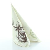 thumbnail of Sovie HORECA Serviette Wild in braun aus Linclass® Airlaid 40 x 40 cm, 5x50 Stück