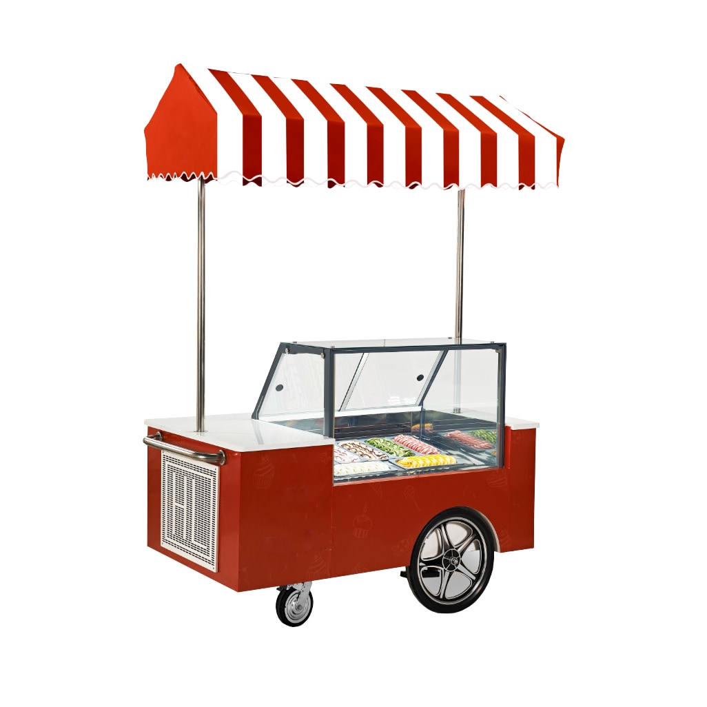 NOMADE ROUGE  - Armoire de stockage à crème glacée - LMC EUROCOLD - 2561102