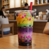 thumbnail of 720 Bubble Tea Becher,  Ausschankbecher PP transparent 24 oz/ 700 ml