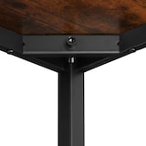 thumbnail of tectake Table de bureau Flint - Bois foncé industriel, rustique, 140 cm -404467