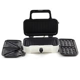 thumbnail of MPM MOP-33M  Sandwichera Doble 3 en 1, Placas Intercambiables, Sandwich Tostadora, Gofrera Gofres Belgas, Grill Plancha para Carne y Pescados, 1200W