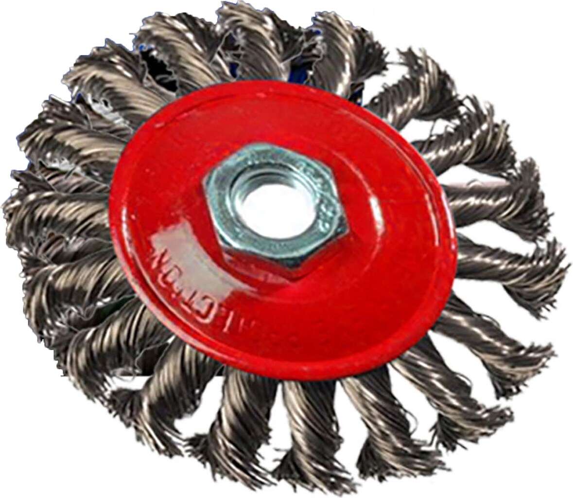 12x Kegelbürste 115mm gezopft Winkelschleifer
