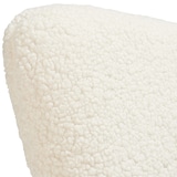 thumbnail of tectake Fauteuil Hygge gestoffeerd, ergonomisch, draagkracht 150 kg - Zonder hocker, Bouclé crème/goud - 405596