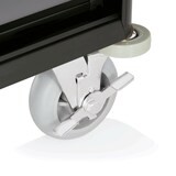 thumbnail of WAS Germany - Zimmerservicewagen Isabella, 1 Wäschesack, 95 x 54 x 116 cm, schwarze Kantenprofile/Aluoptik