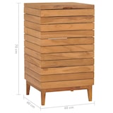 thumbnail of vidaXL Wasmand 40x40x70 cm massief teakhout
