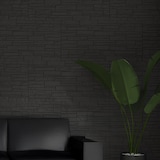 thumbnail of Conjunto de 12 painéis decorativos com efeito de tijolo 3D, totalizando 8,6 m², revestimento de parede em PU, 120 x 60 x 2,5 cm, cor cinza ardósia.