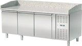 thumbnail of Gastro Pizzakühltisch Saladette Kühltisch Edelstahl 2025x800x860mm 580 Liter