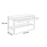 thumbnail of Banque de travail SIMONWORK BT0 BOX couleur BLEU/BOIS 842x910x610 mm (haut x largeur x profondeur)