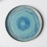 thumbnail of Gipfelstück Teller flach 28 cm 4er Set BLAU/GRÜN, postsicher, Serie TIEFER SEE