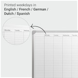 thumbnail of DESQ | Weekplanner | Magnetisch | Aluminium Frame| 60 x 90  cm