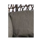 thumbnail of KLULK Poltrona Sospesa Da Esterno Rodi Con Struttura In Acciaio E Guscio In Poli-Vimini Grigio, L 118 x H 196 Cm, Regolabile