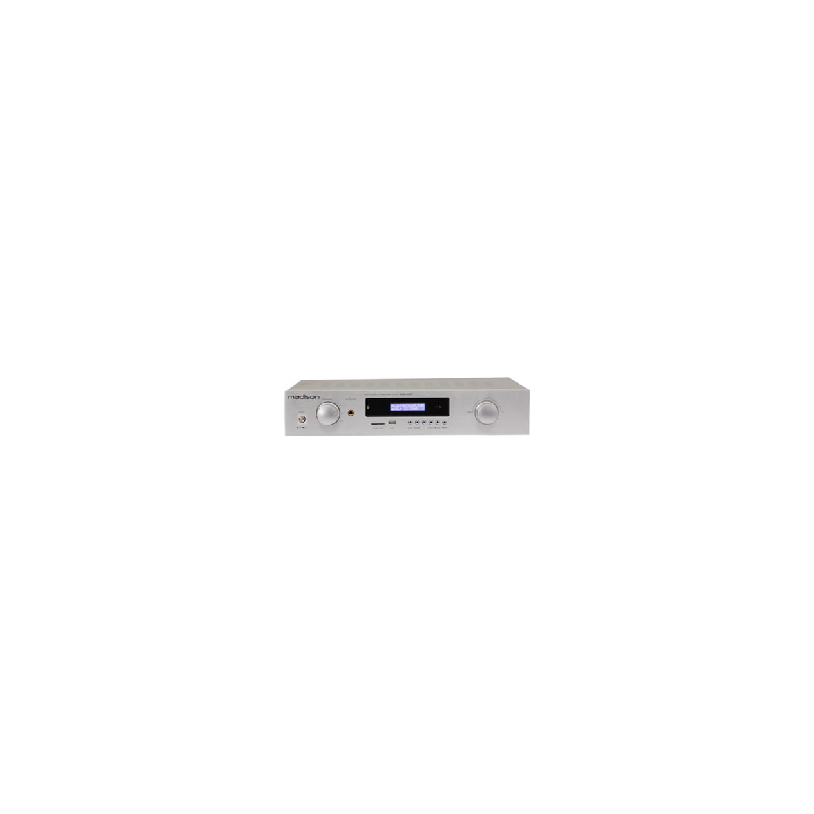 Amplificateur HI-FI - Madison MAD1400BT-SL - Stéréo 2x100W RMS - BLUETOOTH - Lecteurs USB-SD