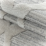 thumbnail of Teppich Wohnzimmer 3D Boho Modern Waschbar Strapazierfähig Esszimmer OEKO-TEX Grau 60x110 cm Schadstoffgeprüft – GENF von Kadima Design