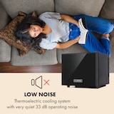 thumbnail of Frosty Mini-Kühlschrank EEC A Spiegelglastür 10 Liter schwarz Schwarz