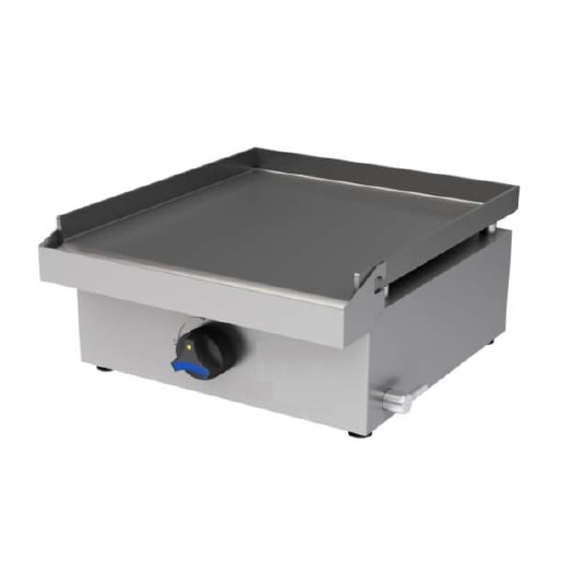Plancha asar a gas especial hosteleria bar Placa 8 mm. Largo 40 cm. YOSTIN®
