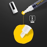 thumbnail of Securit® Vloeibare Krijtstift - Wit - Afgeschuinde Punt 2-6mm