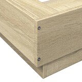 thumbnail of vidaXL Bettgestell mit LED Sonoma-Eiche 90x200 cm Holzwerkstoff