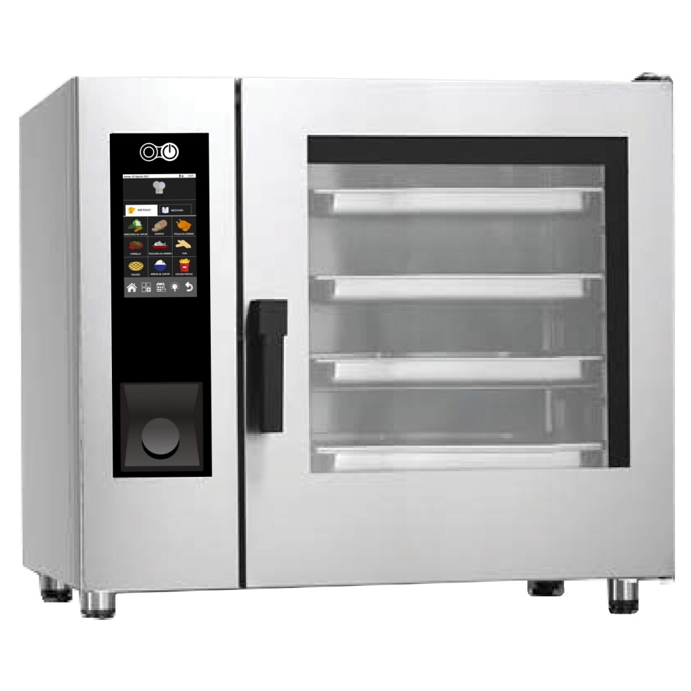 EURAST - Forno misto com lavagem automática elétrico para 6 gn 2/1 - 1120x850x840 mm - 20400 W 400/3V - 41W260ER